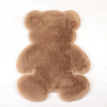 러그 거실 겨울카페트 방한 곰 깔개 슈퍼 소프트 카펫 현대 침실 미끄럼 방지 매트 솜털
