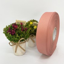 포장 리본 끈 제이제이리본 골직리본15mm 20mm 25mm 60컬러 (길이 45M ) 공단리본, 54감색, 15mm