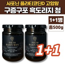 국산 데일리 발효 구증구포 흑 도라지 청 진액 액기스 엑기스 즙 플라티코딘D 사포닌 조청, 1개