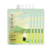 장인의선식 [찌고 볶은 든든한 한끼] 유기농 선식 미숫가루 아침 간편식 식사대용 5개입, 50g