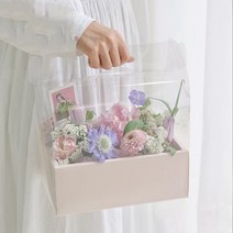 선물상자 꽃바구니 도매, 02_핑크