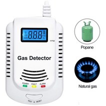이산화탄소경보기 측정기 2021 새로운 LPG 가스 감지기 알람 일산화탄소 센서 디지털 LED 디스플레이 자연, 01 Gas, 01 Gas