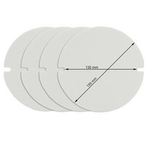 부속자재 건축 홈 개조 2/4pcs 스토브 유리 씰 순관 Flaps 가스켓 1200 C 125/155mm 교체 홈 액세서리, [04] 4PC 155MM