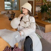 Bersdnor 롱 패딩 보온 두텁게 구스 롱 패딩