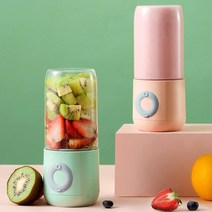 해독주스믹서기 과일 야채 채소 초고속 블랜더 믹서기 휴대용 전기 믹서 과즙 기계 미니 음식 스무디 프로세서 휴대용 개인 압착기 과즙 짜는기구, 6 블레이드 화이트