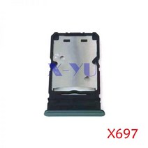 Infinix Note 11 Pro X697 / X663 X663B 용 SIM 카드 트레이 슬롯 홀더 어댑터 소켓 수리 부품, 04 X697 blue