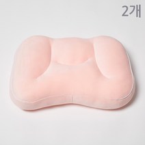 그린베어 동안항균베개 경추 거북목 일자목 기능성 낮은 숙면 통세탁 동안베개 향균베개 극세사베개, 02 극세사항균베개(베이비핑크)