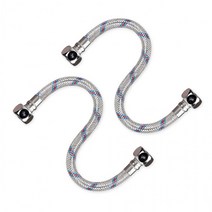 세면기 고압 호스 60cm 2개/수도 연결관 욕실 세면대 호스 KS규격 국산 부속 부품, 상세페이지 참조, 상세페이지 참조