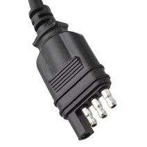 소형트레일러 미니트레일러 캠핑카트레일러 미국 유럽 트레일러 커넥터 라이트 컨버터 4 웨이 플랫 소켓 차, 한개옵션0