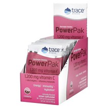 Trace Minerals ® Trace Minerals ® 전해질 스테미나 Power Pak 크랜베리 1 200mg 30팩 각 5.3g(0.19oz), 2개