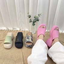 웨지 슬리퍼 샌들 발이편한 여자신발_ai6014_DS