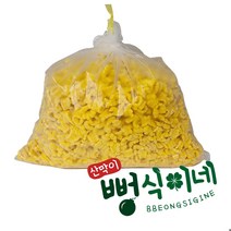 [뻥식이네] 대용량 옥수수콘 지팡이과자 개나리콘 뻥튀기 강냉이 간식 주전부리 추억의 옛날 과자 1kg, 1개