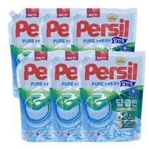 퍼실 딥클린 플러스 퓨어프레쉬 일반용, 6개, 1.8L