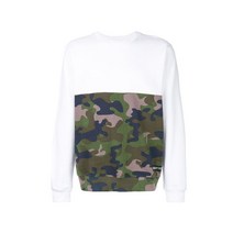 레스아티스트 MARGIELA 화이트/카모 믹스 맨투맨 LA05CPSWE2128WHCAMO