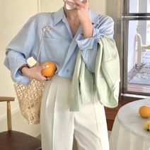 코코블랑 / 델피 오픈카라 셔츠