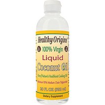 Healthy Origins Liquid Coconut Oil (93% MCT) 20 Ounce, 1, 상세설명참조