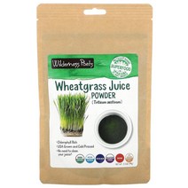 Wilderness Poets 그린 슈퍼푸드 오가닉 밀싹즙 파우더 Wheat Grass Juice Powder 99g 1팩