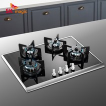 SK매직 가스레인지 GRA-B430KA 빌트인 4구 와이드 가스쿡탑 / 블랙펄, LNG