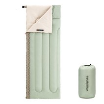 침낭 캠핑침낭 야외 휴대용 차박 동계침낭, 녹색, 850g