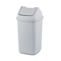 바이굿즈 정사각 종량제 휴지통 30L, 회색, 2개