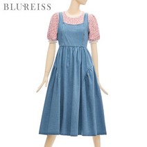 블루레이스 블루레이스 셔링뷔스티에데님원피스_B2M1OP3011