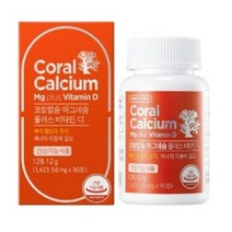 그린스토어 코랄칼슘 마그네슘 플러스 비타민D, 90정, 1통, 90정