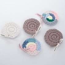 아트박스/미스티코티타 [DIY] 미스티코티타 롤리팝컵받침 Lollipop Tea Caster mystikotita crochet 뜨개질, 옵션선택, 시크블랙