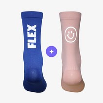 1+1 타니스 자전거양말 크루 반사판 리플렉터 사이클 싸이클 무봉제, 화이트+형광오렌지, S_(220~240), 8.클로버