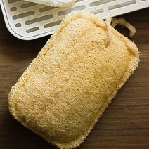 루파 천연 수세미 직사각 주방 설거지 친환경