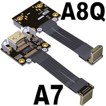ADT-Link HDMI 2.1 수-암 내장 평면 얇은 비디오 연장 케이블 지원 2K 240hz 4K 144Hz 0.03m-3m, 18 300cm, 07 HA7-HA8Q