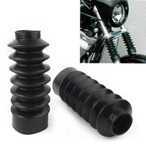 할리 데이빈슨 바이크 오토바이 2 pcs 39mm 프론트 포크 커버 각반 게이터 할리 데이비슨 sportster xl883 xl1200 fxd 용 고무 롱 부츠