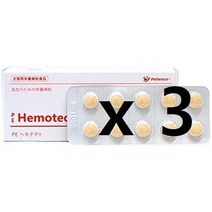 헤모테쿠토 60정 일본 강아지 고양이 애완견 빈혈 보호제 x 3개