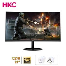27인치모니터 32인치 게이밍 모니터 144Hz, 220V, HKC C270 27인치