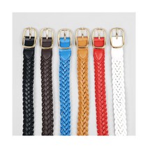 [제이브로스] 씬 레더 메쉬벨트