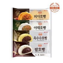 기린 호빵(4개입) x 3팩 세트 / 팥 야채 피자 호빵 골라담기, 기린호빵(4개입) 팥+옥수수+피자 세트
