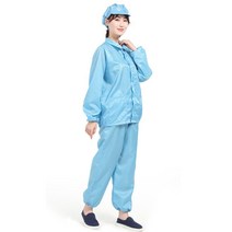 여름 가을 방진복 무진복 제전복 정전기 방지 방전복 남녀 방호복 래커복 블루 화이트 페인트 작업복, 네이비 후드 톱