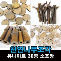 천연나무조각 모음 나뭇가지 만들기 재료, 1, 천연나무조각25번