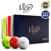 VICEGOLF/ 바이스 PRO 플러스볼 4PCS, VICE PRO 플러스_화이트