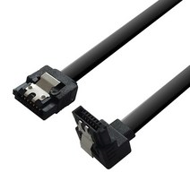 대원TMT SATA3 LOCK ㄱ자 케이블 (DW-S3MMT 0.5m) 케이블-기타케이블, 선택1, 선택1
