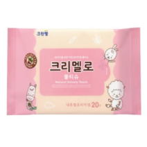 꼬야기프트 [크린랲] 크리멜로 내츄럴 프리미엄 물티슈 20매, 2000개