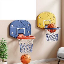 가정용 농구골대 벽걸이형 실내용 백보드 실내농구, 레몬 세트(공1개+부착용도구)