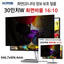 모니터 정보보호필름 30IN 646.7X404.4MM 모니터화면보호기 모니터필름 모니터사생활보호필름
