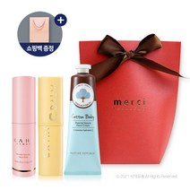 [선물포장] 멀티밤+C밤+네이처리퍼블릭 핸드크림 (코튼베이비)+쇼핑백증정 가히 빨간선물포장