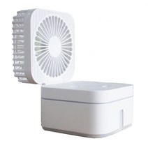 이톰 에어미스트 선풍기 가습기 LED 무드등 USB 캠핑 여행 건조 수분 보충 습도 유지 미세먼지 실내 공기 정화 환절기 휴대용 각도조절 풍량조절 라이트 활용도 전기절약