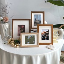 탁상액자 원목 나무 포토테이블 4x6 5x7 6x8 A4, 4.스테디원목결, 8x10inch