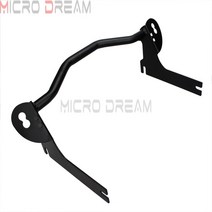 바이크 오토바이브라켓 블랙 스포트라이트 통과 안개등 장착 브래킷 오토바이 방향 지시등 바 홀더 할리 로드 킹 1994-2013, 01 black