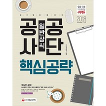 공사공단 일반상식 핵심공략(2018):공기업채용대비, 시대고시기획