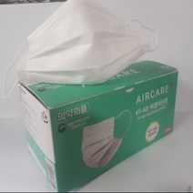에어케어플러스 국내산 비말차단마스크 식약청인증 kf-ad 50매 대형 1개