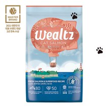 웰츠 캣 연어 고양이 사료, 닭, 2.1kg, 1개