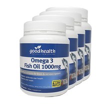 뉴질랜드 굿헬스 오메가3 피쉬오일 1000mg 400캡슐 4개